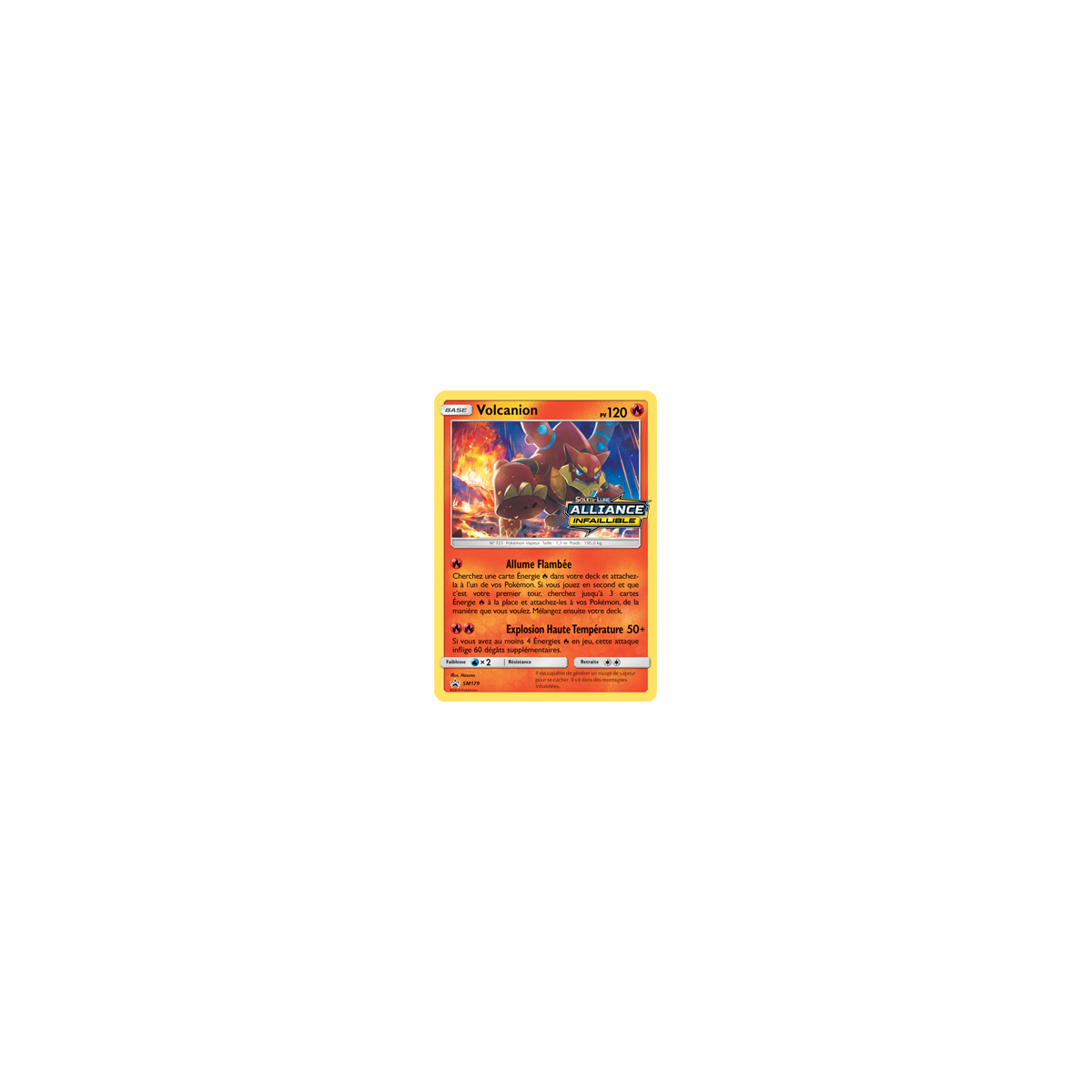 Carte Volcanion - de Pokémon SM179