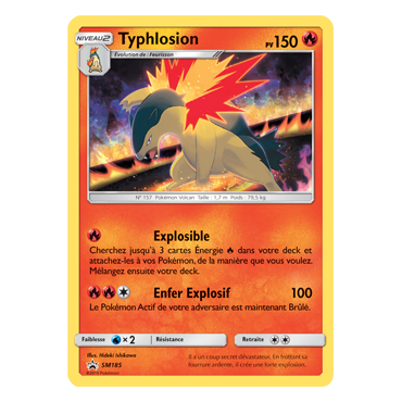 Typhlosion, carte - de Promo SM (Soleil et Lune)