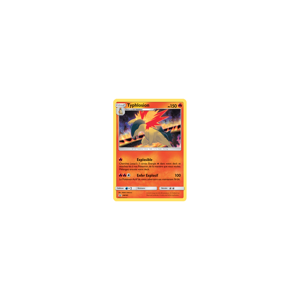 Typhlosion, carte - de Promo SM (Soleil et Lune)