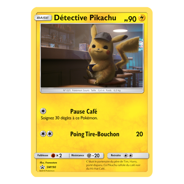 Détective Pikachu, carte - de Promo SM (Soleil et Lune)