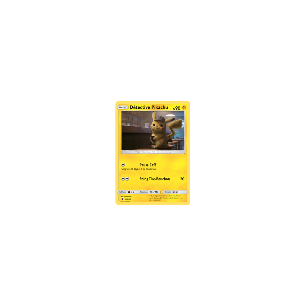 Détective Pikachu, carte - de Promo SM (Soleil et Lune)