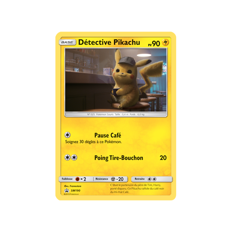 Détective Pikachu, carte - de Promo SM (Soleil et Lune)