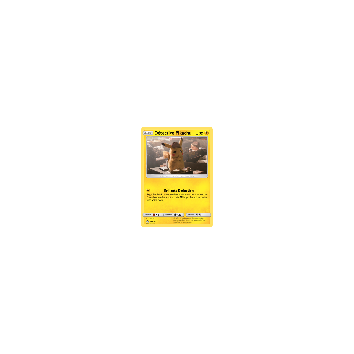 Détective Pikachu SM194 : - de Pokémon Promo SM (Soleil et Lune)