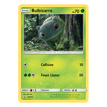 Carte Bulbizarre - de Pokémon SM198
