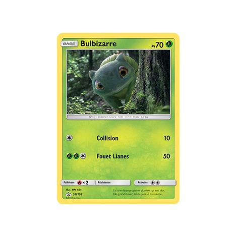 Carte Bulbizarre - de Pokémon SM198