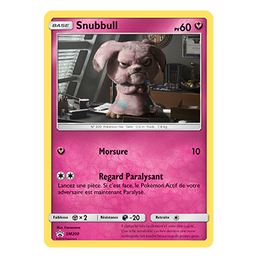 Carte Snubbull - de Pokémon SM200