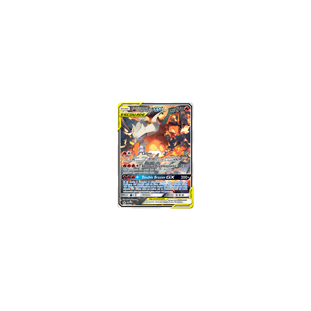 Carte Reshiram et Dracaufeu - de Pokémon SM201