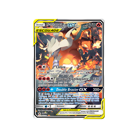 Carte Reshiram et Dracaufeu - de Pokémon SM201