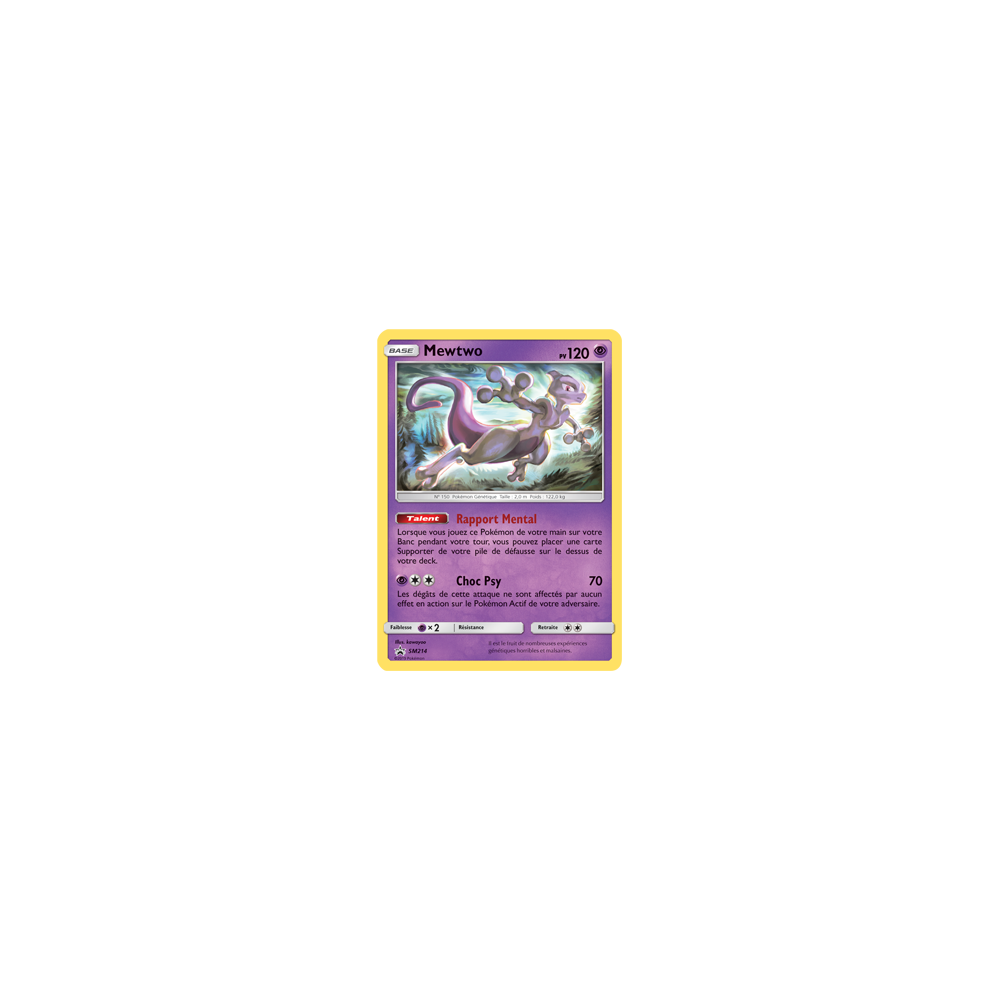 Carte Mewtwo - de Pokémon SM214