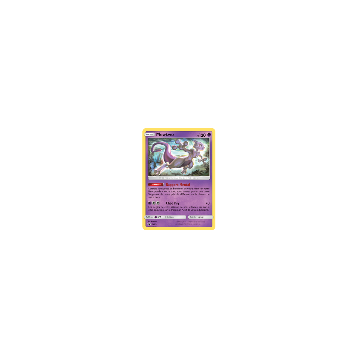 Carte Mewtwo - de Pokémon SM214