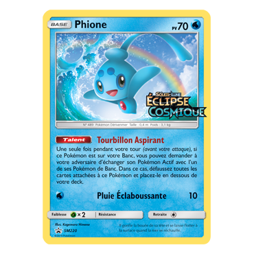 Phione, carte - de Promo SM (Soleil et Lune)