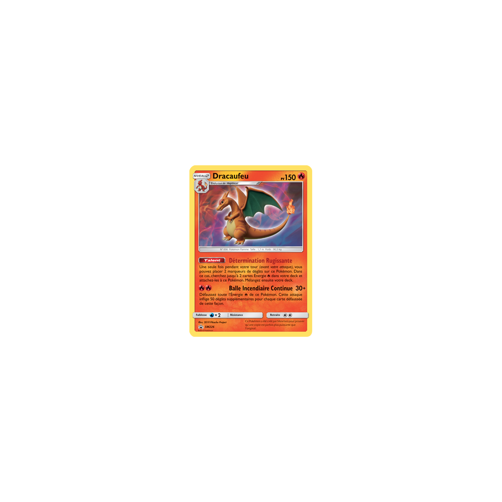 Dracaufeu SM226 : - de Pokémon Promo SM (Soleil et Lune)