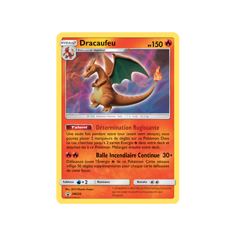 Dracaufeu SM226 : - de Pokémon Promo SM (Soleil et Lune)