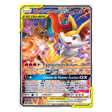 Carte Dracaufeu et Roussil - de Pokémon SM230