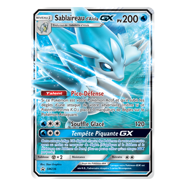 Carte Sablaireau d'Alola - de Pokémon SM236