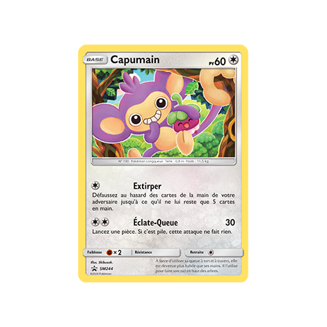 Carte Capumain - de Pokémon SM244