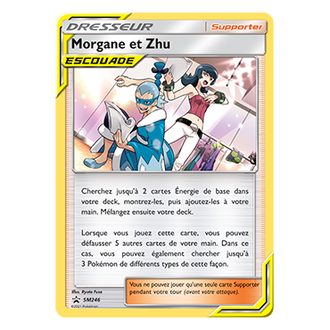 Morgane et Zhu SM246 de Pokémon Promo SM (Soleil et Lune)