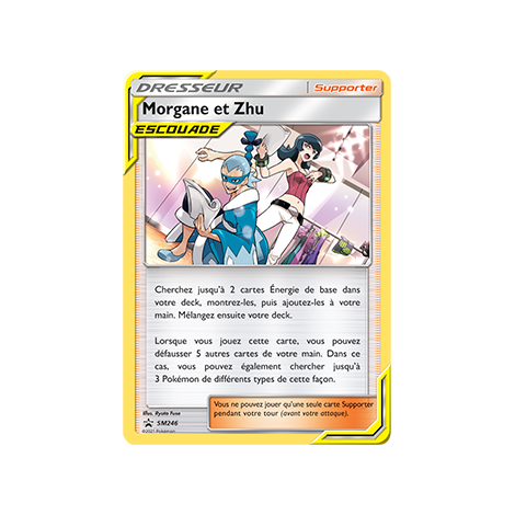 Morgane et Zhu SM246 de Pokémon Promo SM (Soleil et Lune)