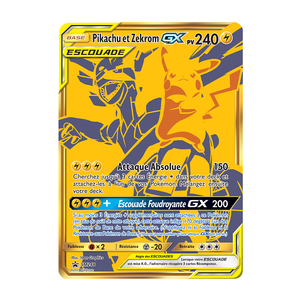 Pikachu et Zekrom, carte - de Promo SM (Soleil et Lune)