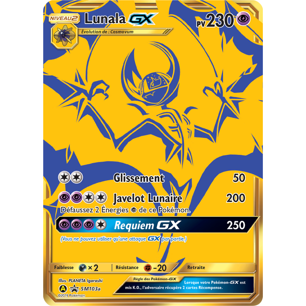 Lunala SM103a : - de Pokémon Promo SM (Soleil et Lune)