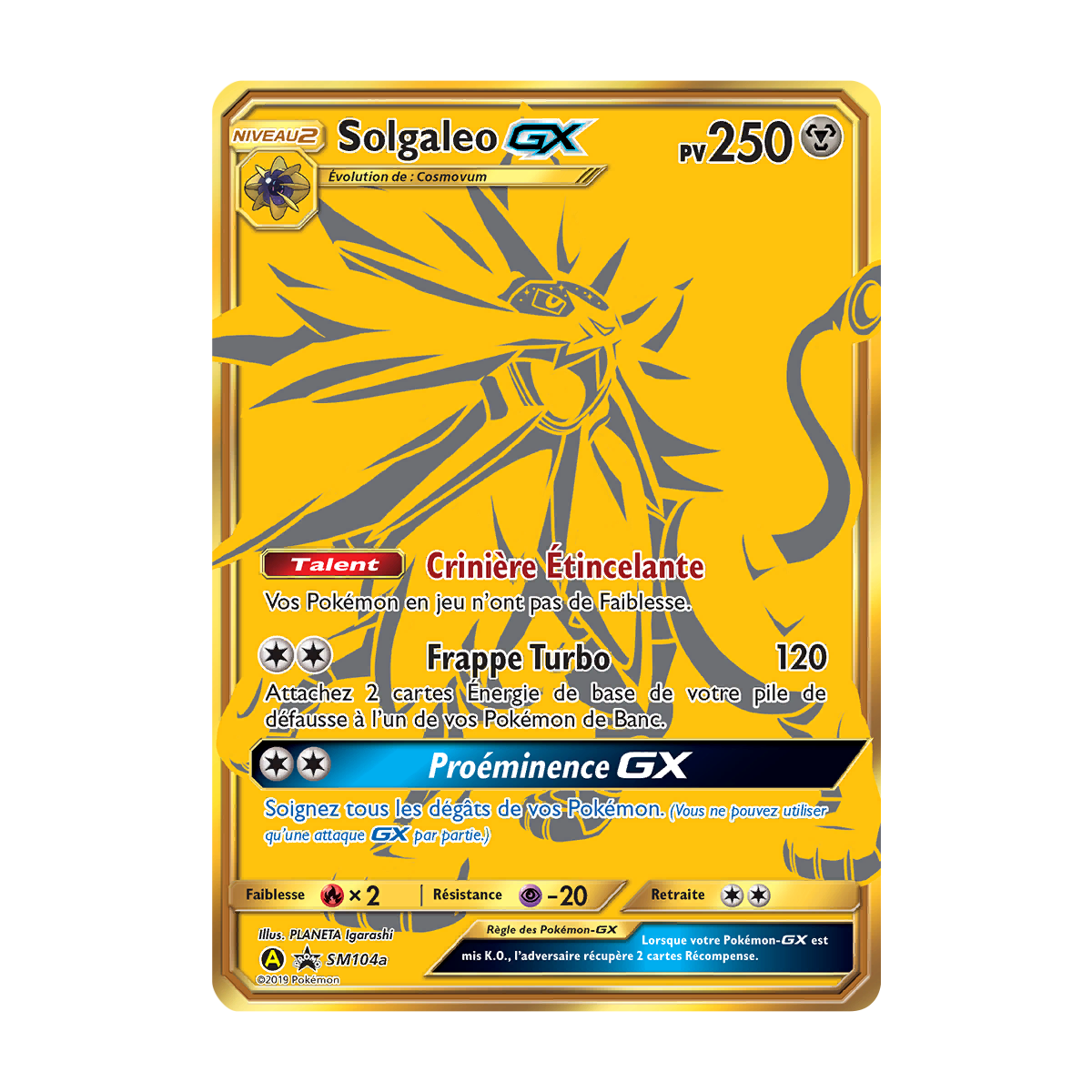 Carte Solgaleo - de Pokémon SM104a