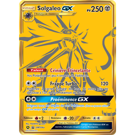 Carte Solgaleo - de Pokémon SM104a