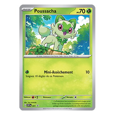 Poussacha SV001 : - de Pokémon Promo SV (Écarlate et Violet)
