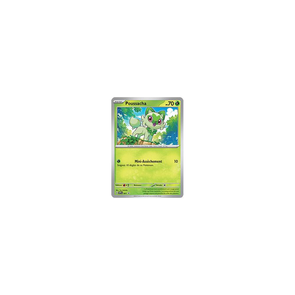 Poussacha SV001 : - de Pokémon Promo SV (Écarlate et Violet)