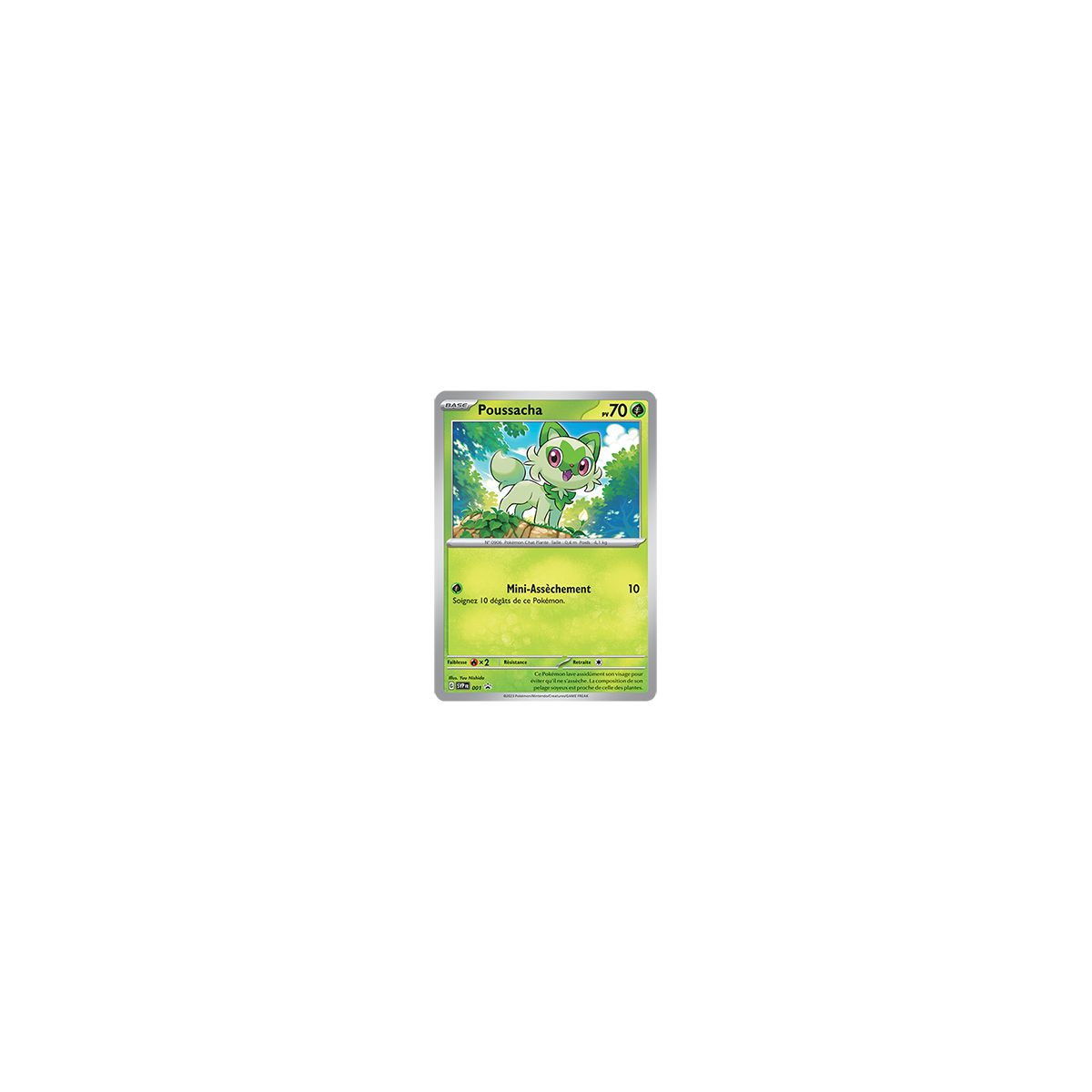 Poussacha SV001 : - de Pokémon Promo SV (Écarlate et Violet)