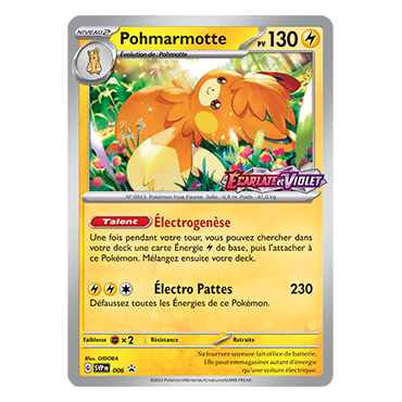 Pohmarmotte SV006 : - de Pokémon Promo SV (Écarlate et Violet)