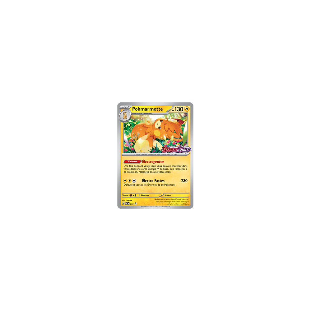 Pohmarmotte SV006 : - de Pokémon Promo SV (Écarlate et Violet)