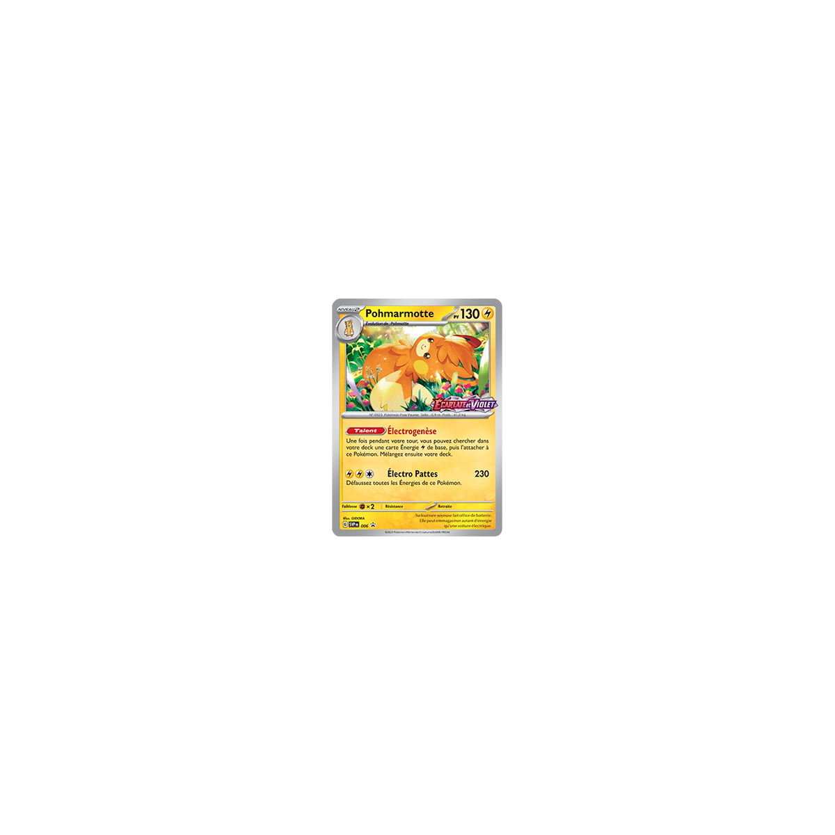 Pohmarmotte SV006 : - de Pokémon Promo SV (Écarlate et Violet)