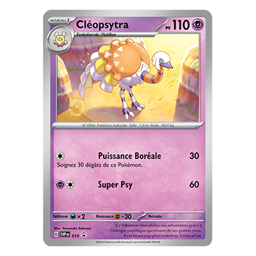 Carte Cléopsytra - de Pokémon SV010