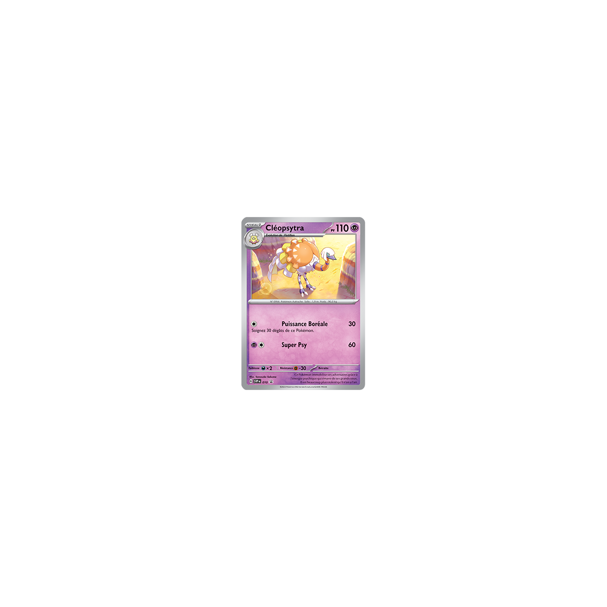 Carte Cléopsytra - de Pokémon SV010