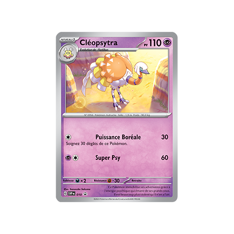 Carte Cléopsytra - de Pokémon SV010