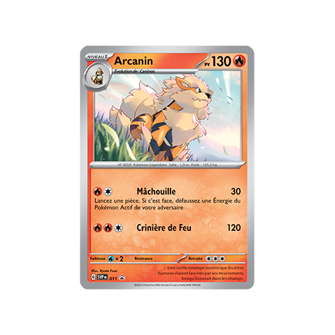 Carte Arcanin - de Pokémon SV011