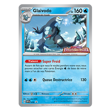 Carte Glaivodo - de Pokémon SV019
