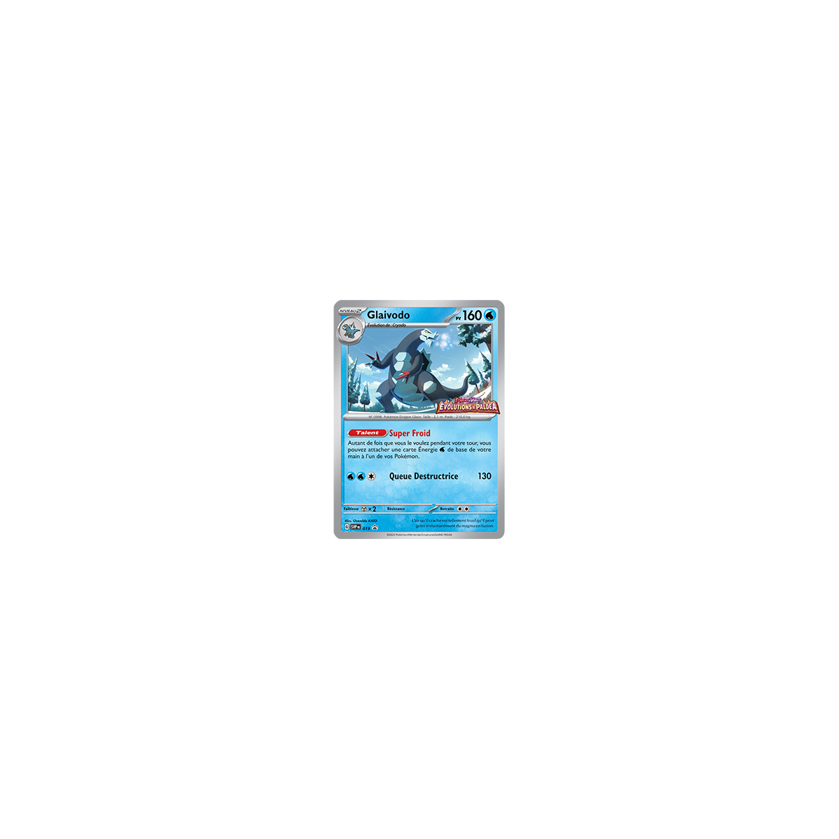 Carte Glaivodo - de Pokémon SV019