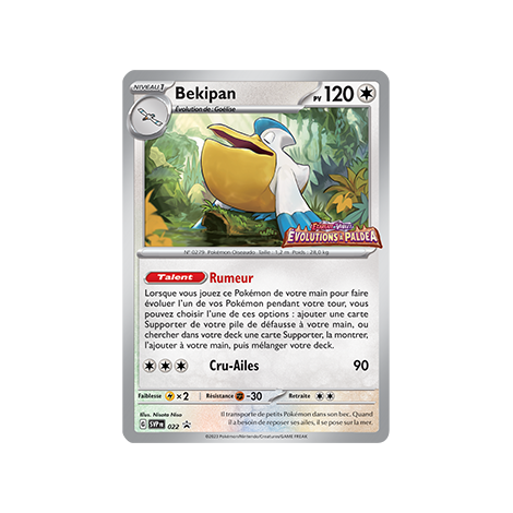 Carte Bekipan - de Pokémon SV022