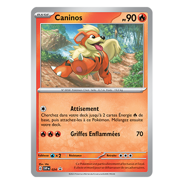 Caninos SV024 : - de Pokémon Promo SV (Écarlate et Violet)