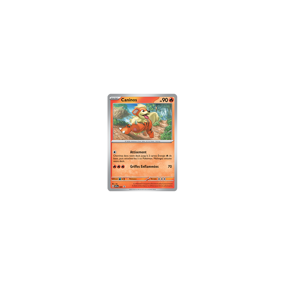 Caninos SV024 : - de Pokémon Promo SV (Écarlate et Violet)