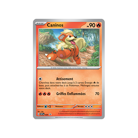 Caninos SV024 : - de Pokémon Promo SV (Écarlate et Violet)