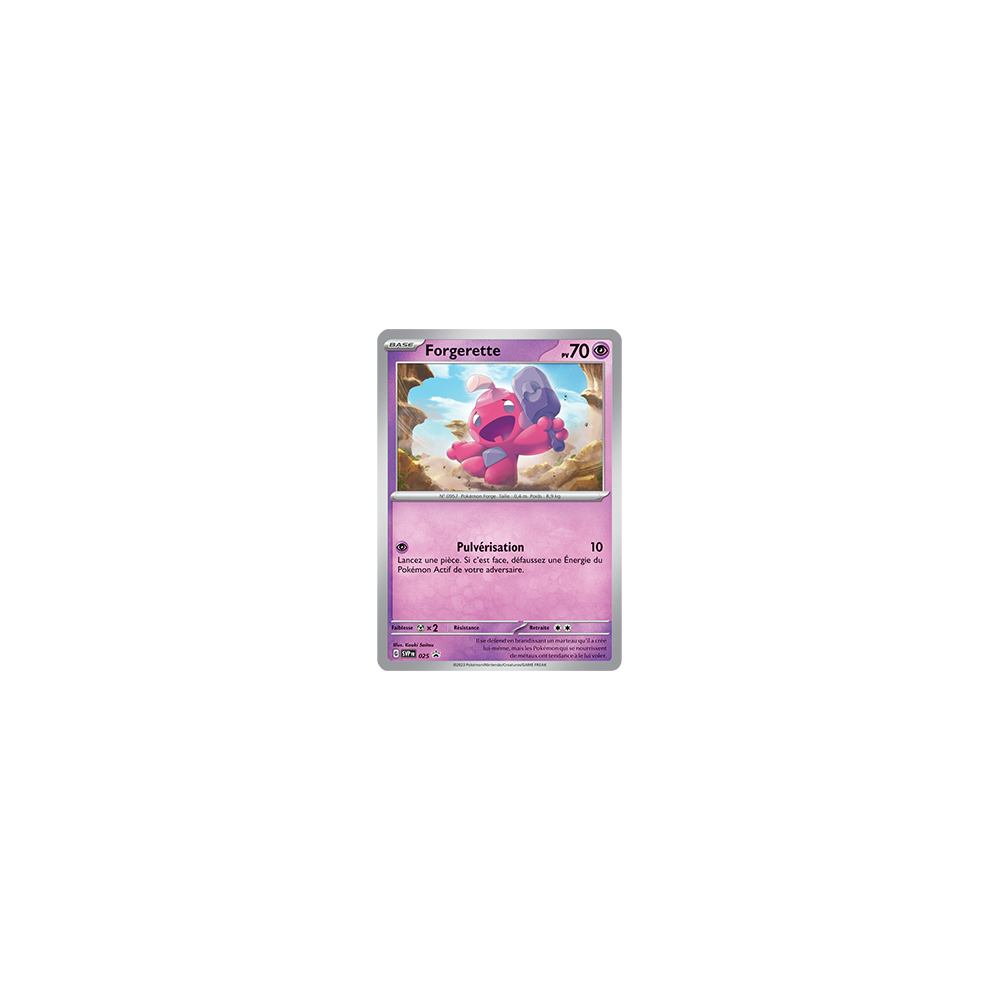 Forgerette SV025 : - de Pokémon Promo SV (Écarlate et Violet)