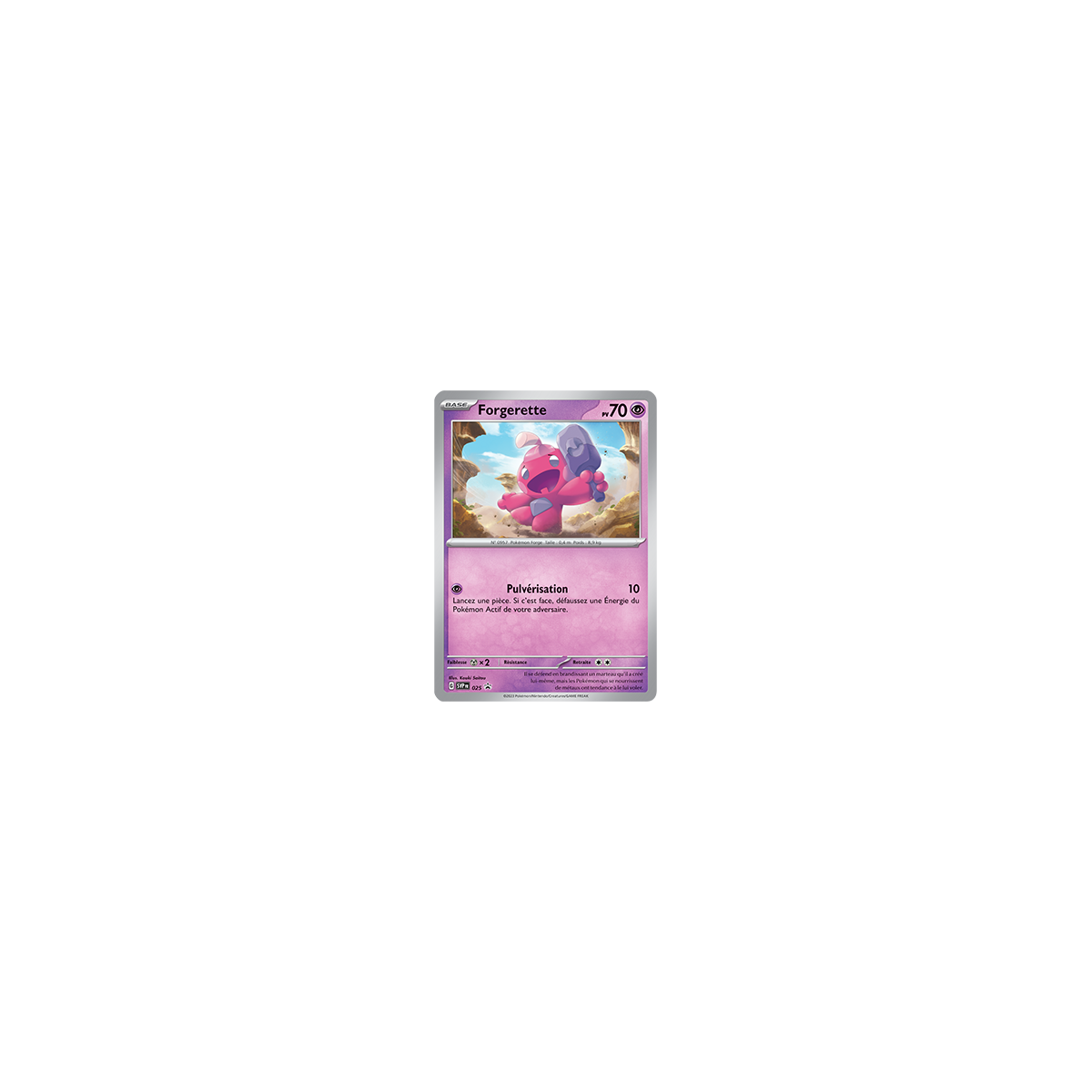 Forgerette SV025 : - de Pokémon Promo SV (Écarlate et Violet)