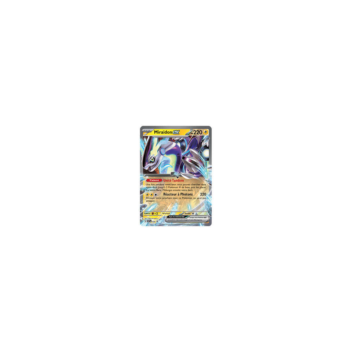 Miraidon SV028 : - de Pokémon Promo SV (Écarlate et Violet)