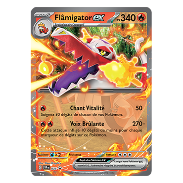 Flâmigator, carte - de Promo SV (Écarlate et Violet)