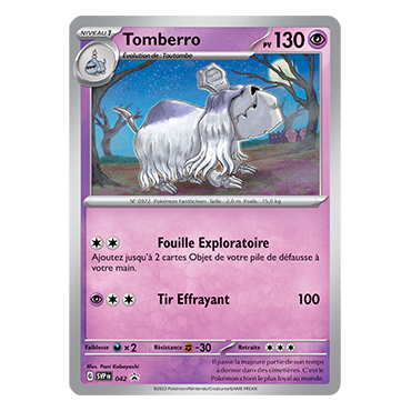 Tomberro, carte - de Promo SV (Écarlate et Violet)