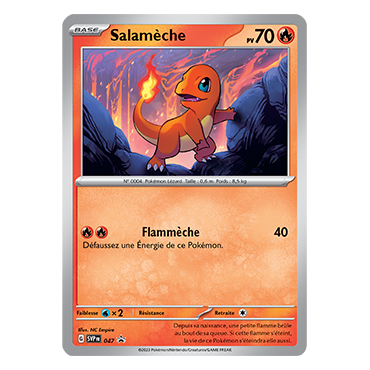 Salamèche SV047 : - de Pokémon Promo SV (Écarlate et Violet)
