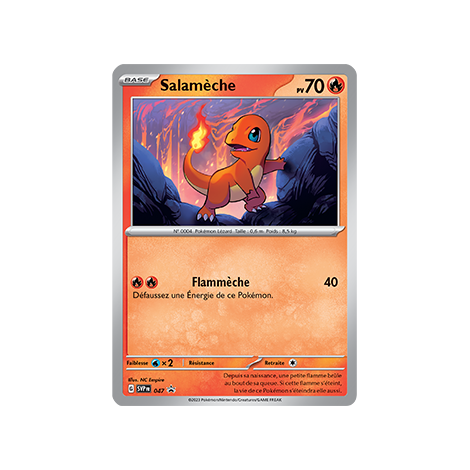 Salamèche SV047 : - de Pokémon Promo SV (Écarlate et Violet)