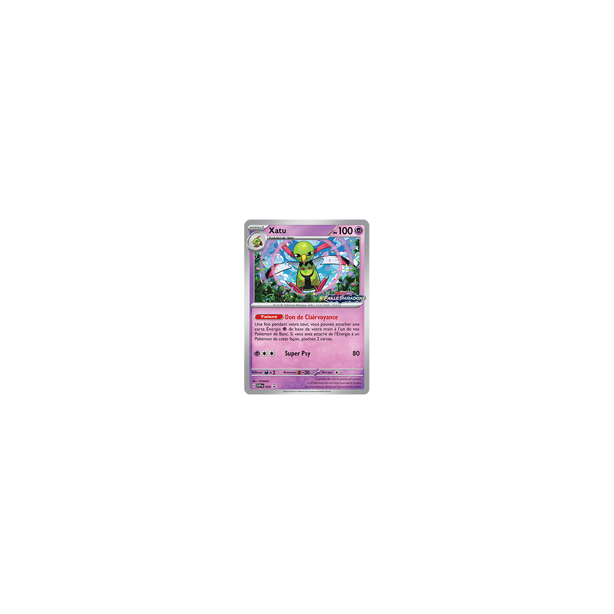 Xatu, carte - de Promo SV (Écarlate et Violet)